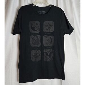 Black Mirror T-Shirt Men's Medium Dystopian Spooky Netflix Loot Crate 2019 NWOT